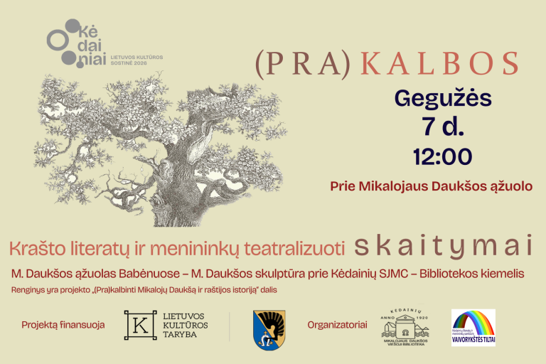 Spaudos atgavimo, kalbos ir knygos dienos renginys „(Pra)kalbos“