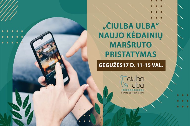 „Čiulba ulba“ naujo Kėdainių maršruto pristatymas